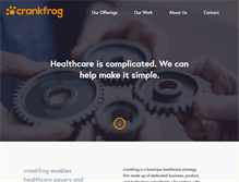 Tablet Screenshot of crankfrog.com